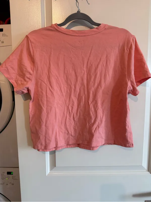 No Boundaries Peach Graphic Tee - 'just peachy' Print - Image 4