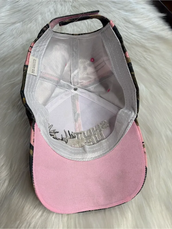 Pink Camouflage Ladies Hunting Hat - Image 4