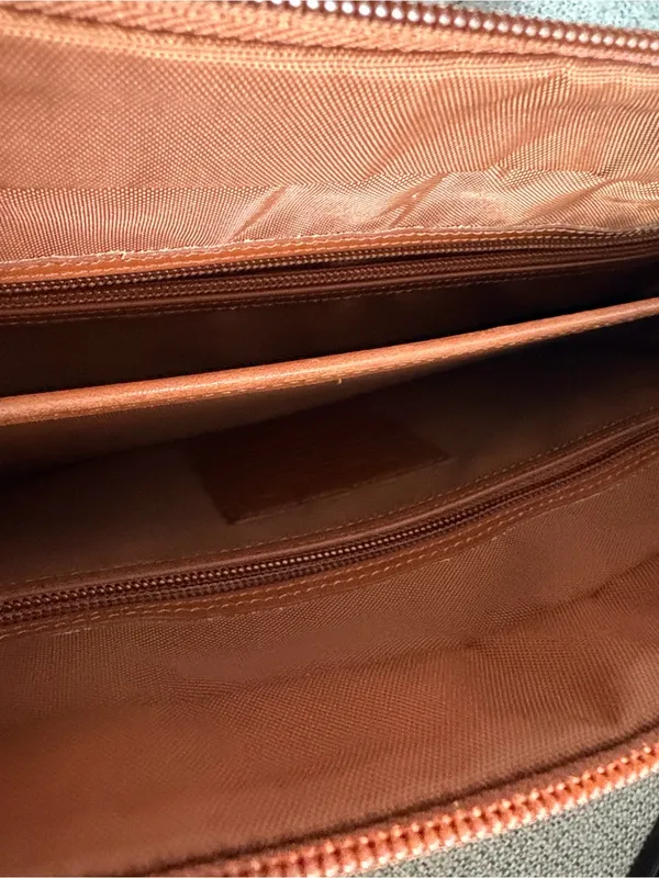 Vintage 1996 Coach 5181 Brown Leather Briefcase Messenger Bag - Image 11