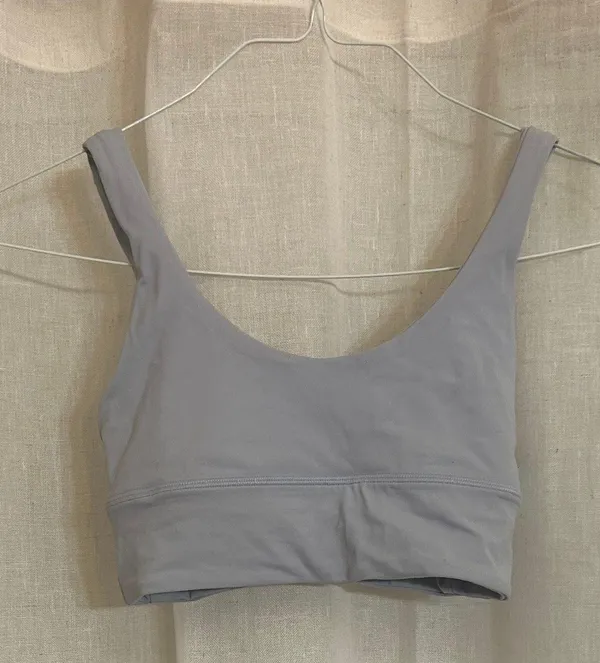 Lululemon Align Nulu Reversible Bra Pastel Blue / Heathered Pastel Blue - Image 3