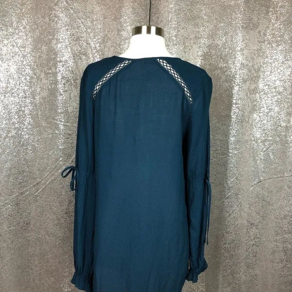 Free people blue top boho festival women's size‎ XS - Image 3