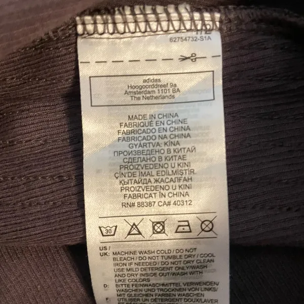 Adidas Brown Crop Tank Top Bra Women Large Athleisure Gym Activewear - Image 10