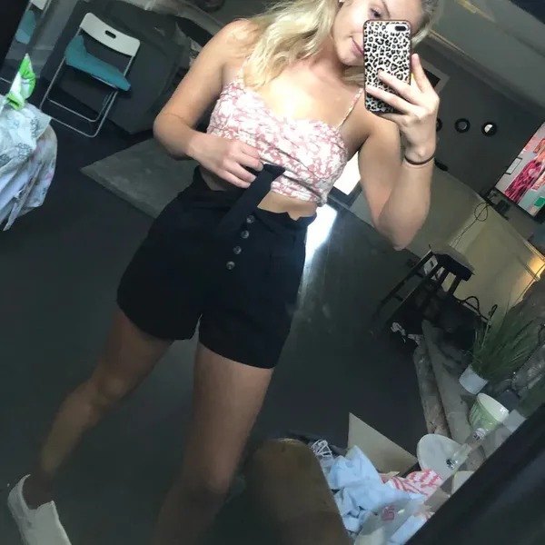 FOREVER 21 button up shorts S - Image 15