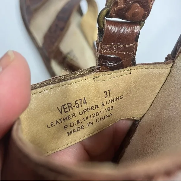 Alegria‎ Verona sandals embossed leather size 37 - Image 7