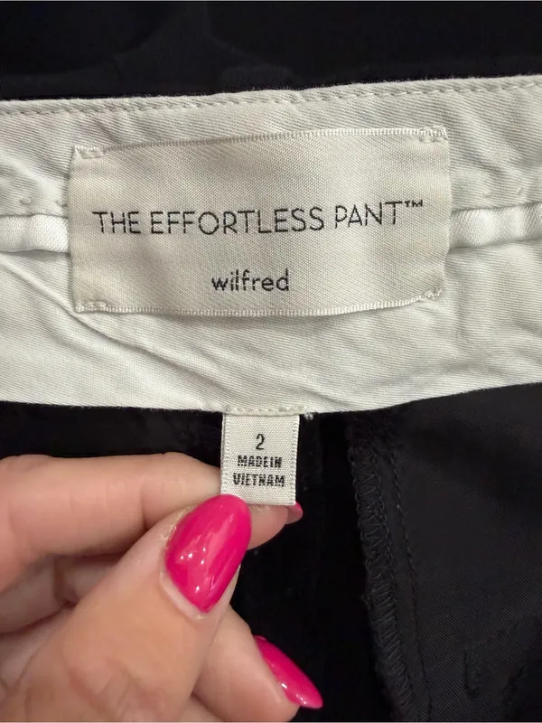 Wilfred The Effortless Black Trouser Pants - Image 3