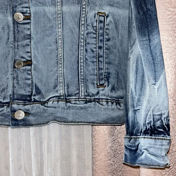 Litz by Unio Size XL Jean Jacket Blue - Image 3