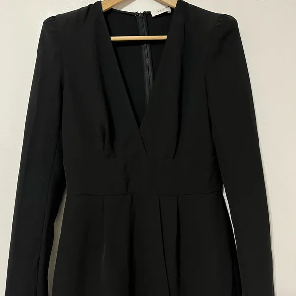 ALC Frank Black Mini Dress - Image 9