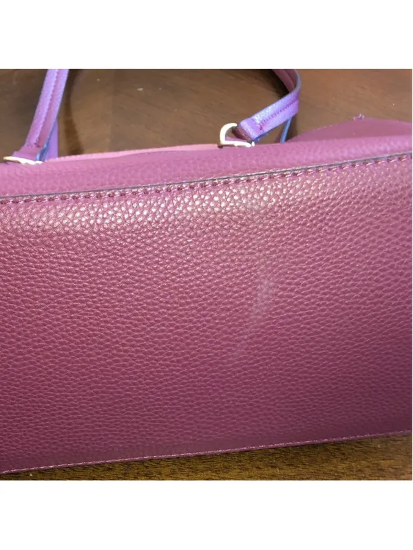 Nanette Lepore Burgundy Maroon Shoulder Bag Classic Handbag Purse - Image 13
