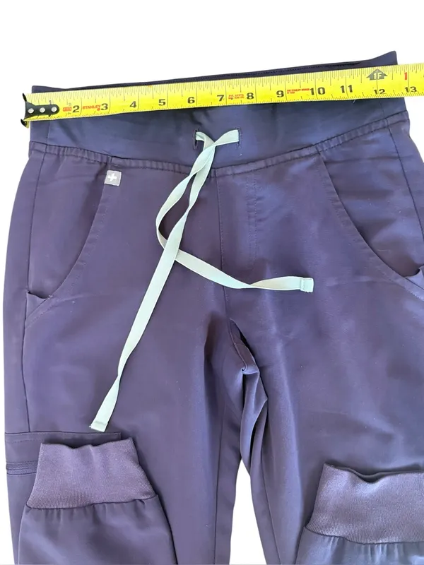 FIGS Zamora Joggers Scrub Bottoms Purple Shadow Womens Size XXS Petite - Image 6