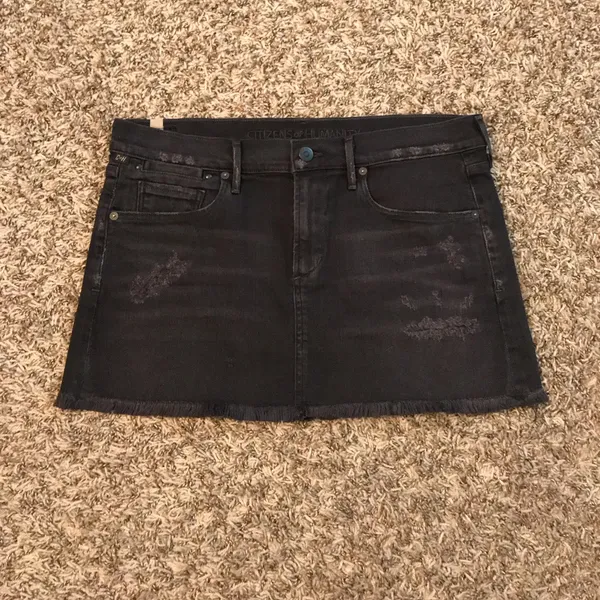 Citizens of Humanity distressed mini skirt - Image 7