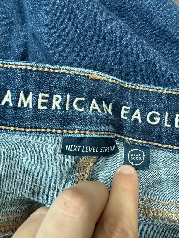 American Eagle Next Level Stretch Super High-Rise Flare Jeans Size 10 - Image 5