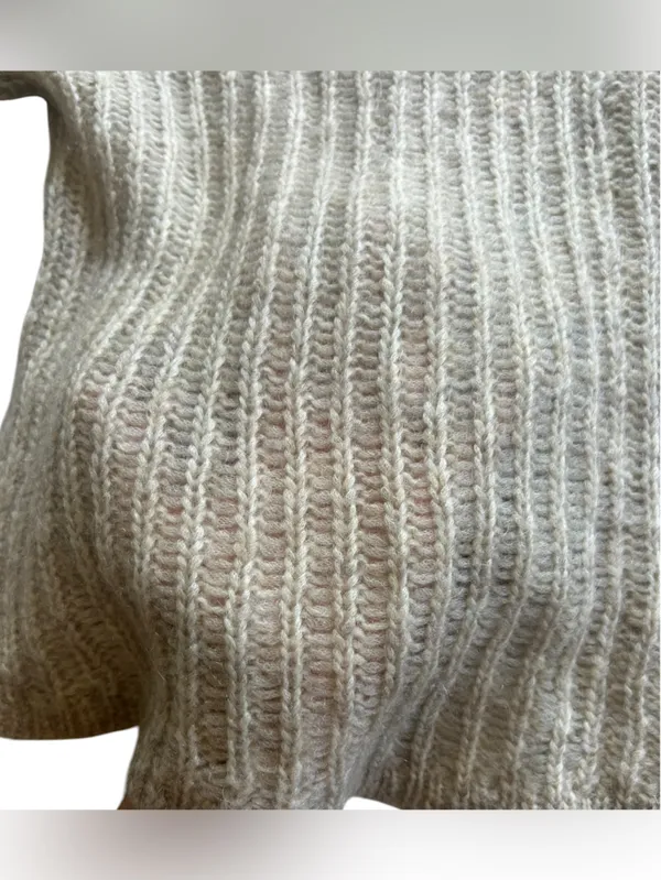 Eileen Fisher Mohair Knit Wide Mock Turtleneck Oversized Sweater Sz S Lagenlook - Image 8