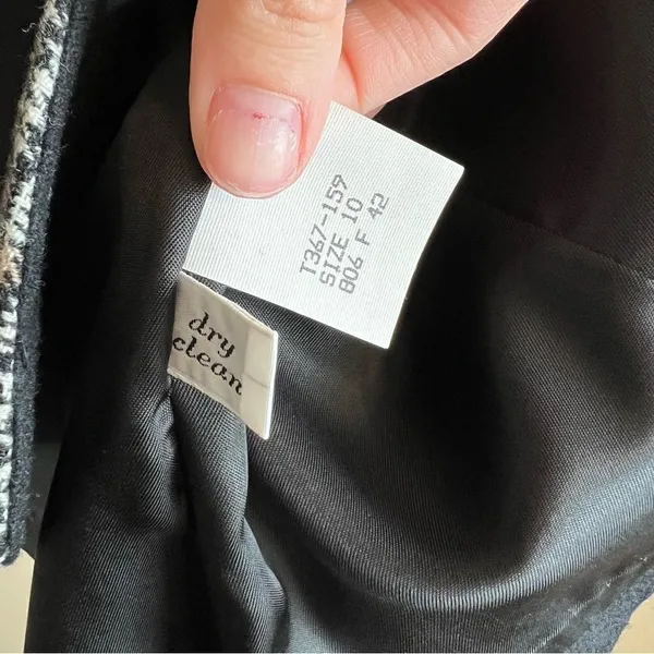 ✨‎ Pendleton Women’s Black 100% Wool Blazer 10 - Image 6