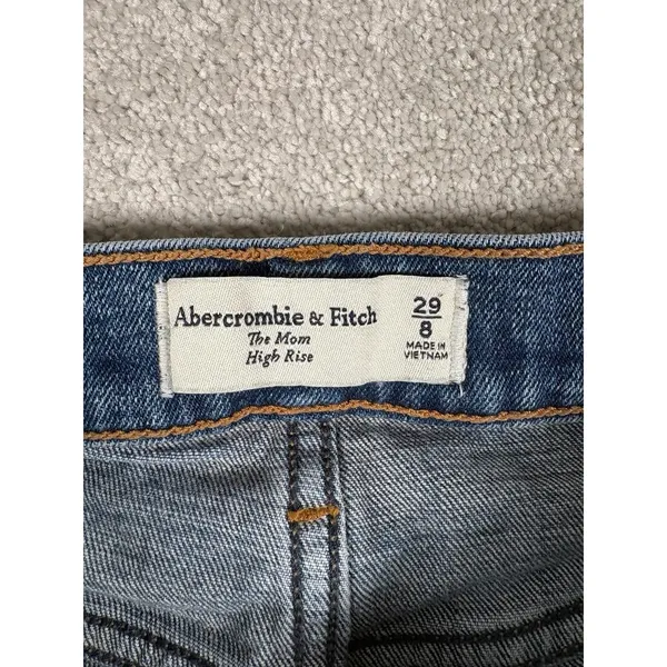 Abercrombie & Fitch‎ The Mom High Rise Jean Distressed Women's Size 29/8R - Image 2