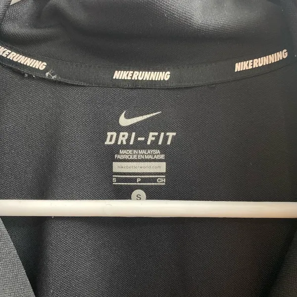 Nike Running Black Dri-Fit Athletic 1/4 Zip Pullover Womens Size S - Image 4