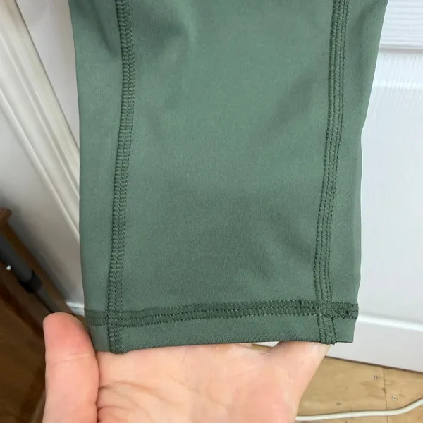 Leg End green high waisted‎ side pocket athletic active stretch leggings XL - Image 3