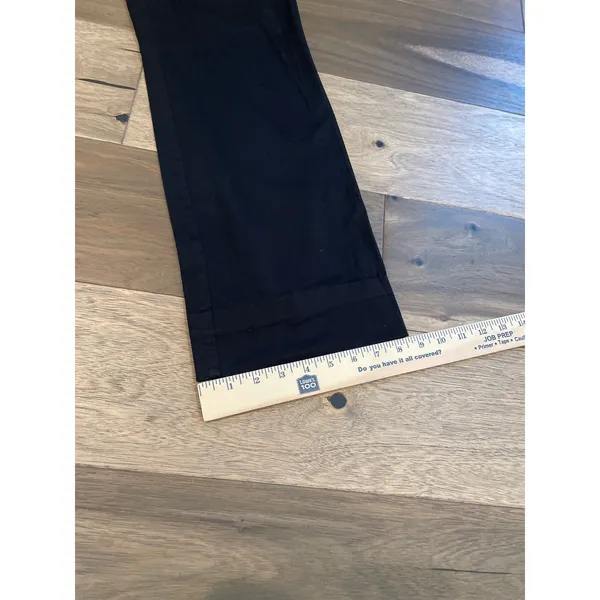 Guess Straight‑Leg Cropped Pants Size "29 Black Cotton Modern Fit - Image 7