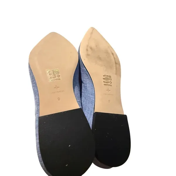 NIB Tuckernuck Chambray Jane Flats Sz. 9 - Image 5