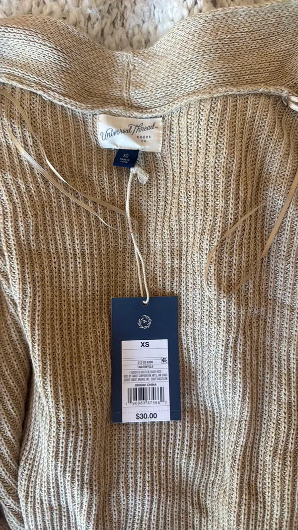 Universal Threads Brand New With Tags 100% Cotton Cardigan - Image 2