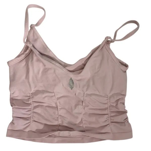 Free People FP Movement Good Karma Ruched Cropped Tank size XS/S - Image 2