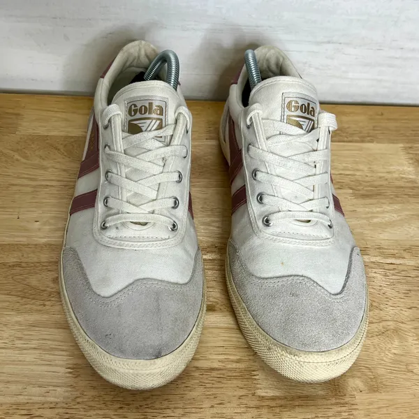 Gola Badminton Low Top Sneakers Dusty Rose Shoe Size 11 - Image 9
