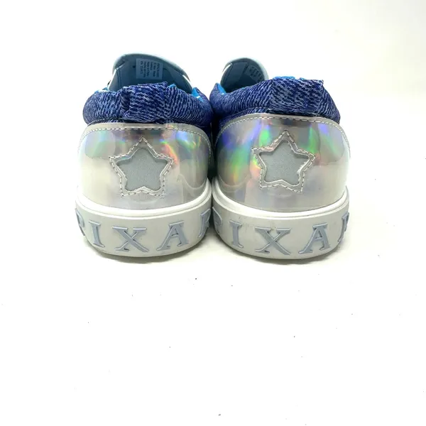 Ground Up size 10 Shoes Silver Disney Character Iridescent Slip On Sneakers‎ - Image 4