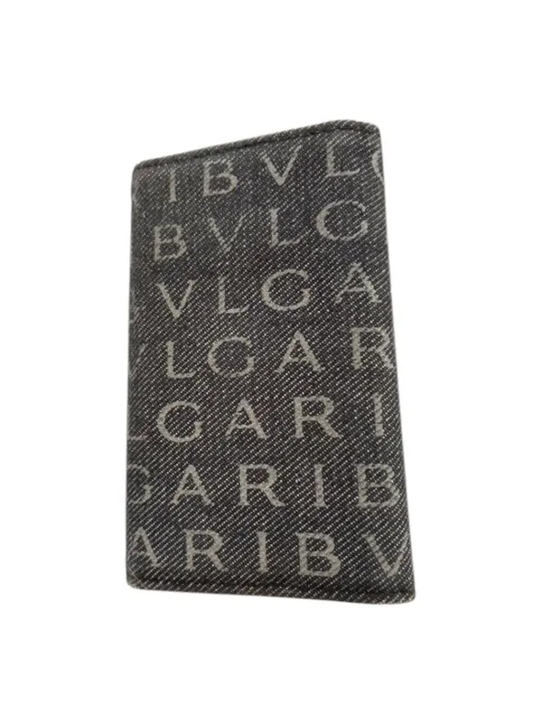 Bvlgari Vintage Logo Canvas Key Holder One Size - Image 2
