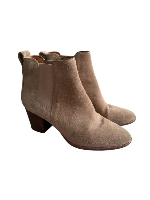 MADEWELL Taupe Suede Ankle Boots Size 9 Womens - Image 2