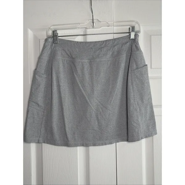 Kyodan‎ Active Skort Womens Size Large Gray Tennis Golf Skirt Pockets Sporty - Image 3
