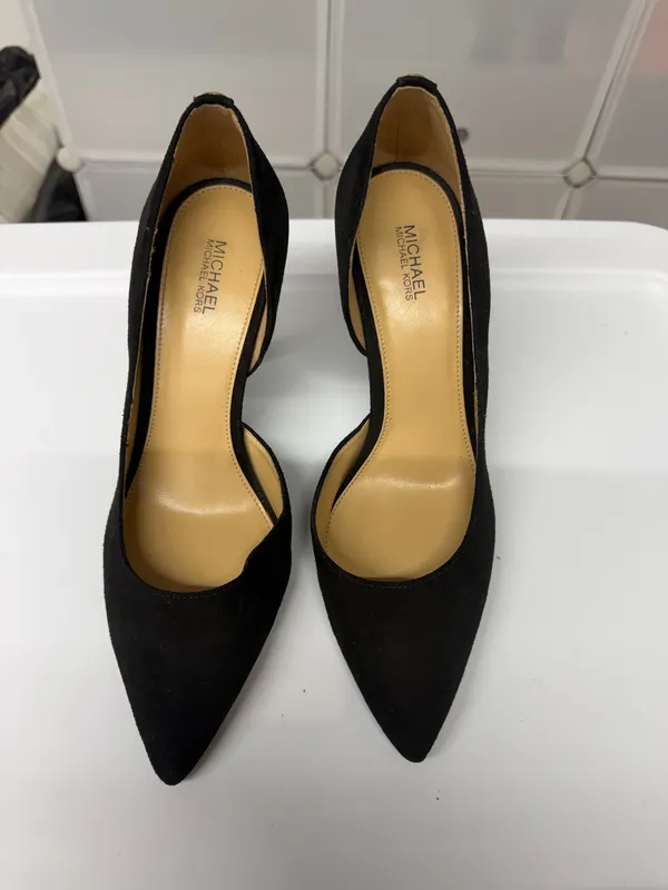 Michael Kors Black Suede Heels - Image 5