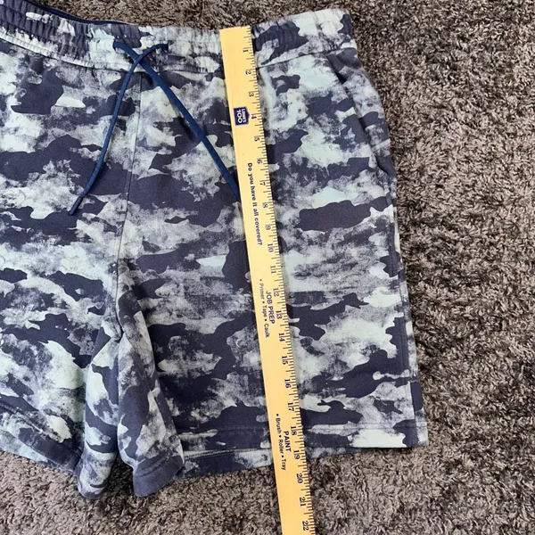 Lululemon Loungeful High-Rise Short 7" Heritage Camo Wash WP Blue Multi Size‎ 16 - Image 11