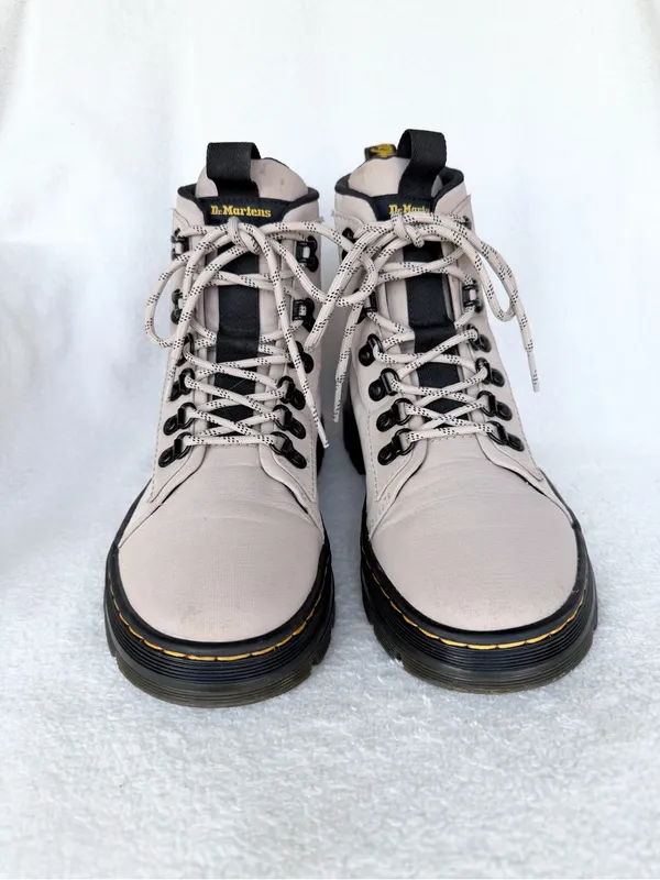 Dr Martens Women’s Size 6 Combs W Fashion Boot Vintage Taupe Poly Twill - Image 2