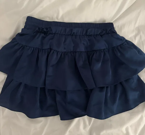Day + Moon satin ruffle mini skirt Size M - Image 2