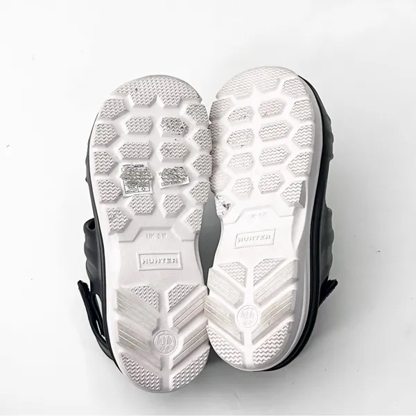 HUNTER Bloom Algae Foam Black Adjustable Straps Sandals Women’s 7 Beach Hiking - Image 2