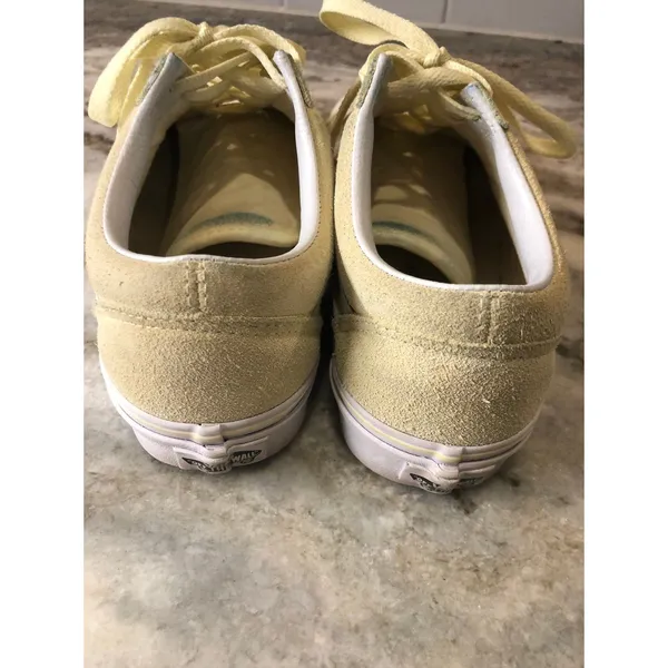 Women's size 8 Yellow Suede Vans Old Skool Casual Sneakers Shoes Skater Bloke - Image 4