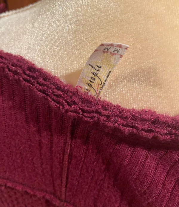 Free People Maroon Top - Image 3