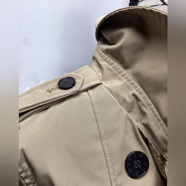Worthington Vintage Classic camel tan pea coat. Size XL - Image 10