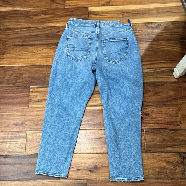American Eagle Outfitters Blue Distressed Jeans - Image 3