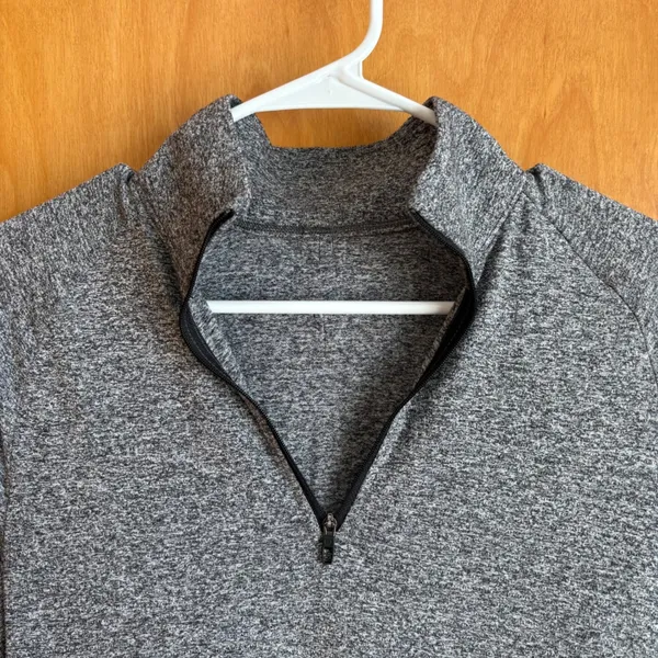 Lululemon Half Zip Pullover Womens S Grey‎ Space Dye Better Each Day Activewear - Image 2
