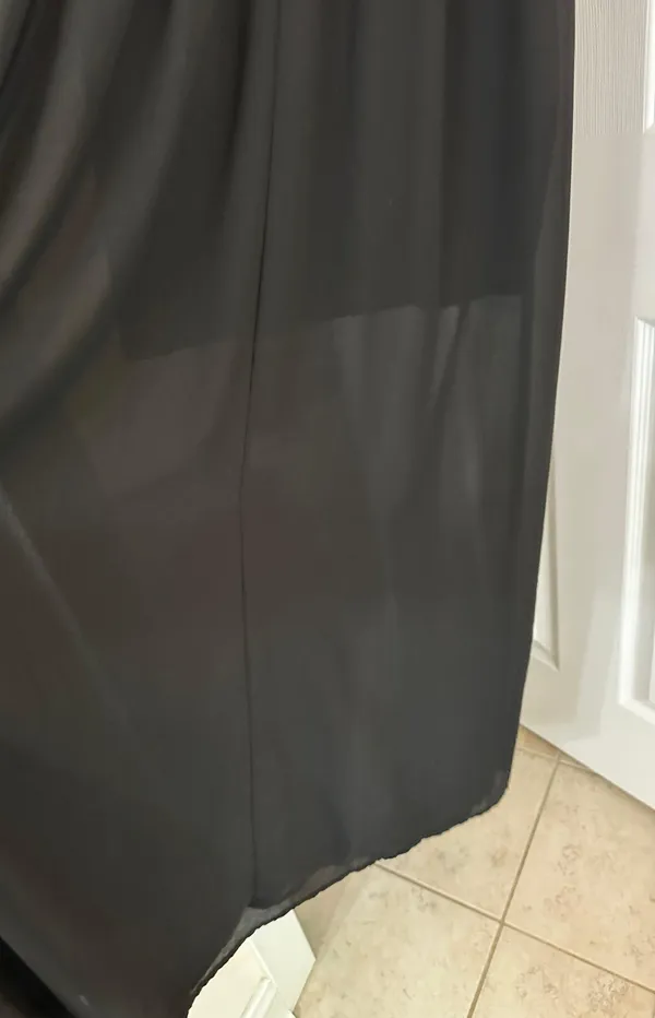 Pixi & Ivy Black Halter Slip Dress - Image 5