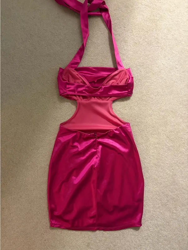 Lucy in the Sky Pink Mini Dress - Image 5