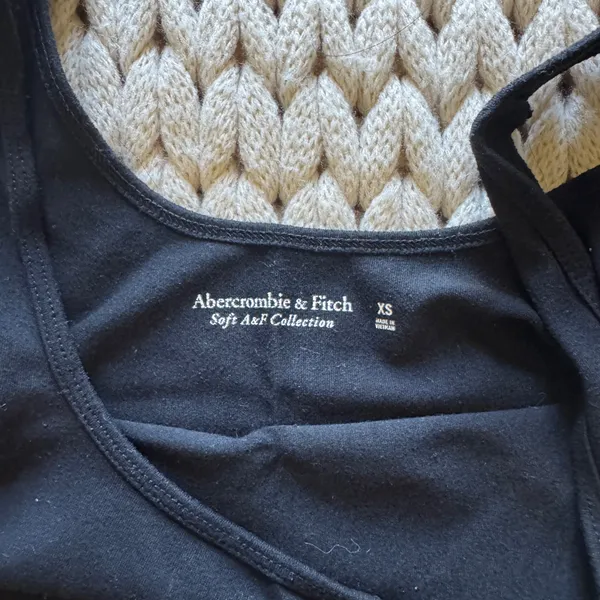 Abercrombie Black Scoop Neck Bodysuit - Image 3