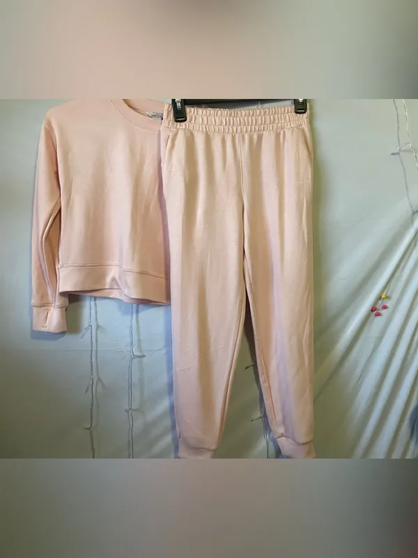 Danskin Pale Pink Lounge Jogger Pants - Image 2