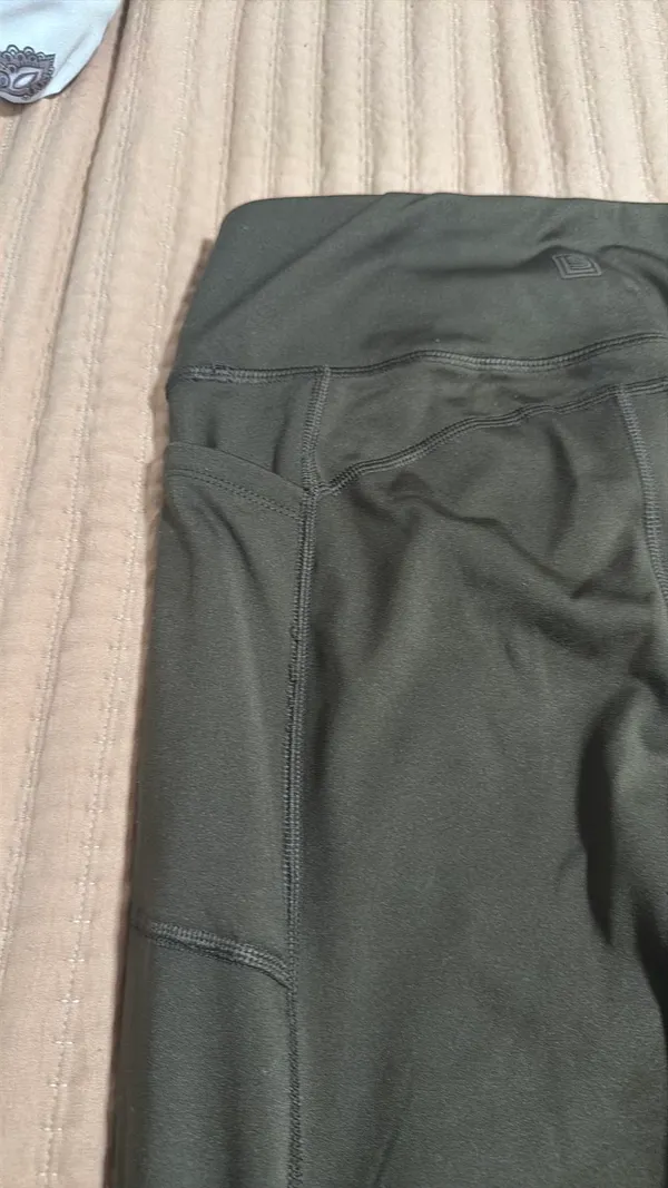 Laundry by Shelli Segal dark olive flare leggings - Image 4
