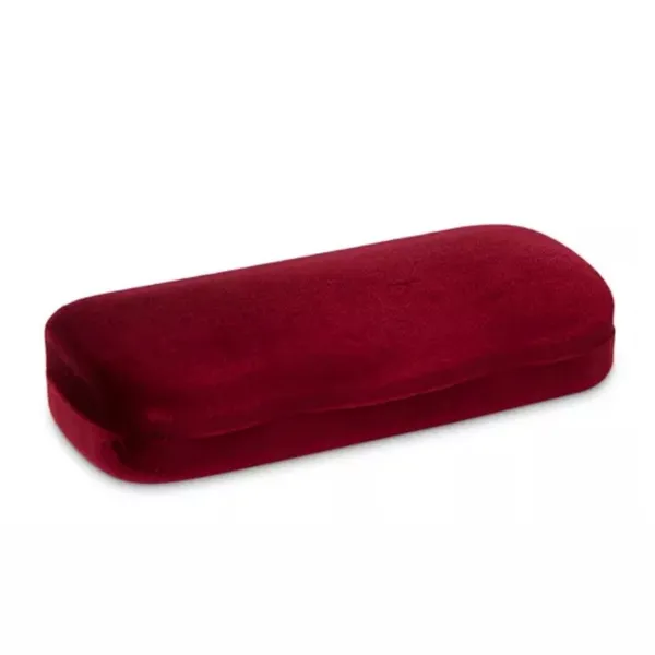 Gucci Red Velvet Large Clamshell Hard Sunglasses Eye Glasses Case - Image 3
