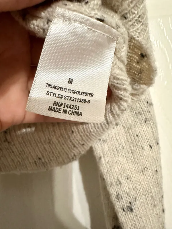 Blue Rain Mock Neck sweater - Image 3