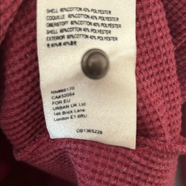 Anthropologie Pilcro v neck waffle henley sz L - Image 6