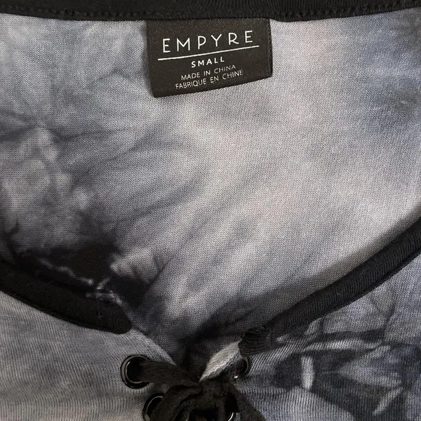 Zumiez Empyre Tye-dye Grunge Scoop Neck Long Sleeve Top - Image 3