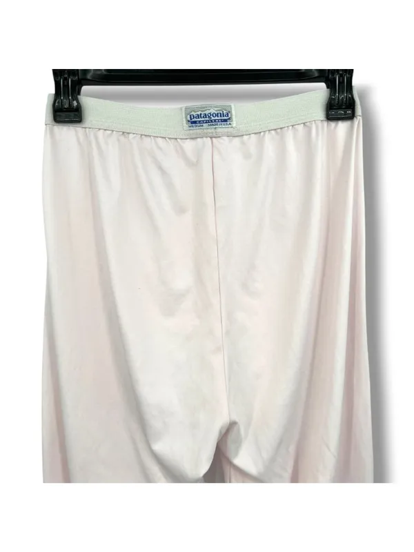 Patagonia Capilene Base Layer Pink Leggings Medium Made In USA Vintage - Image 5