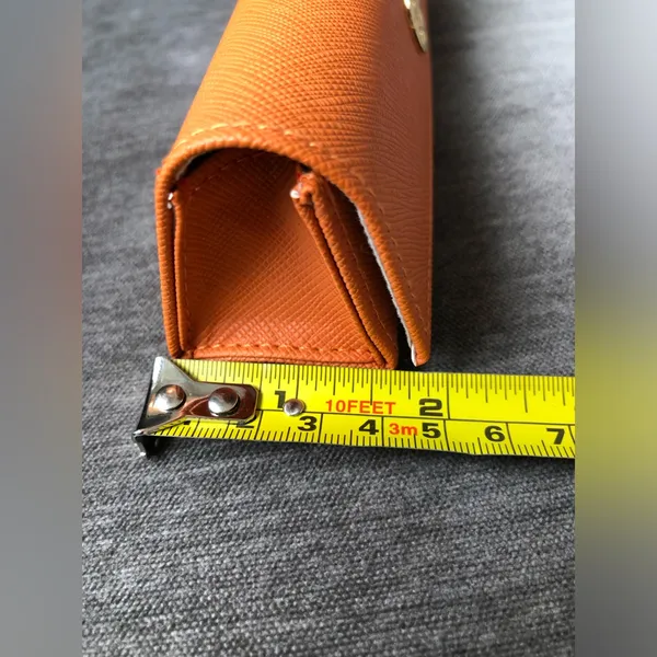 Orange Narrow Tory Burch Eyeglasses Case - Image 9